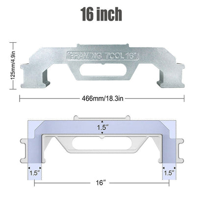 📐 2026 Sale — Over 66,700 Sold! 🔧 Aluminum Alloy Framing Stud Layout Tool