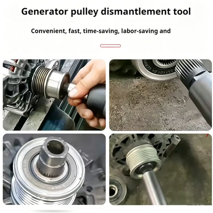 Alternator Pulley Removal Tool Kit with Organizer