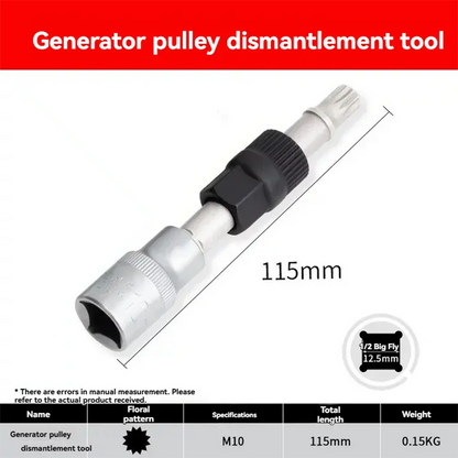 Alternator Pulley Removal Tool Kit with Organizer