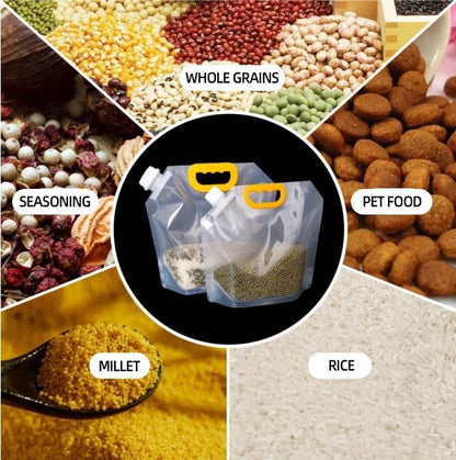 📢📢50% OFF !! ⏰ Large Capacity Cereal Storage Bag – Airtight Seal, Bug-proof, Food Safe ✨