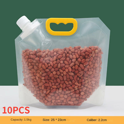 📢📢50% OFF !! ⏰ Large Capacity Cereal Storage Bag – Airtight Seal, Bug-proof, Food Safe ✨