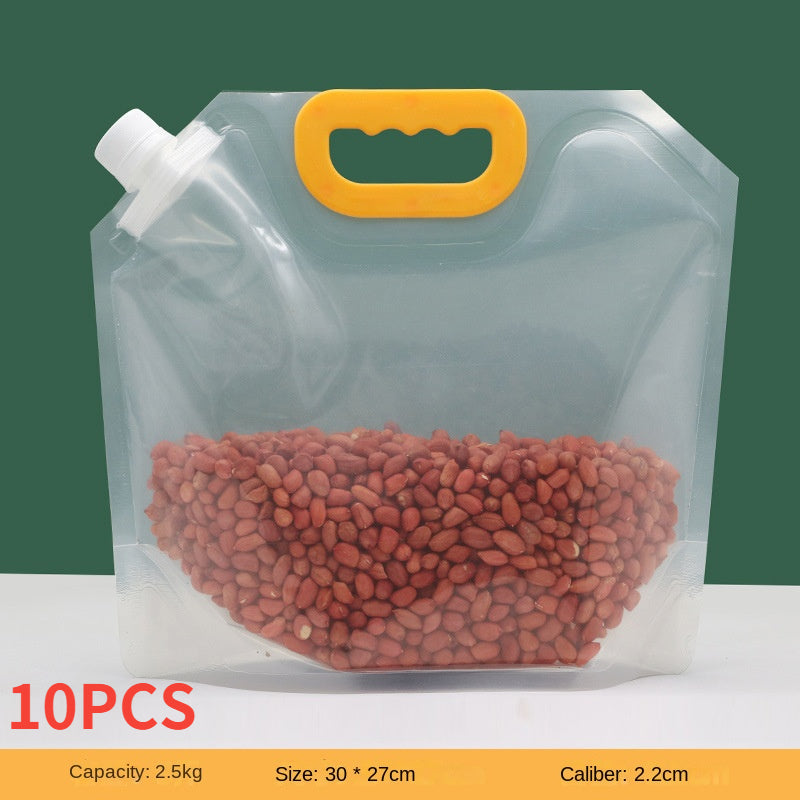 📢📢50% OFF !! ⏰ Large Capacity Cereal Storage Bag – Airtight Seal, Bug-proof, Food Safe ✨