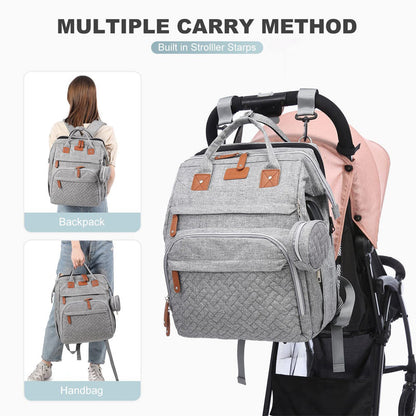 Foldable Diaper Bag with Changing Station