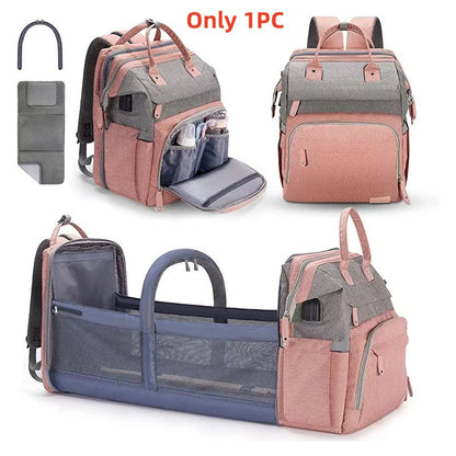 Foldable Diaper Bag with Changing Station