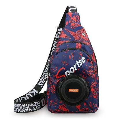 Portable Bluetooth Speaker Bag with LED Lights