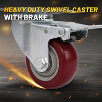 🔧2026 Sale — Over 36,100 Sold! ⚙️ Heavy Duty Swivel Caster with Brake