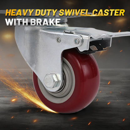 🔧2026 Sale — Over 36,100 Sold! ⚙️ Heavy Duty Swivel Caster with Brake
