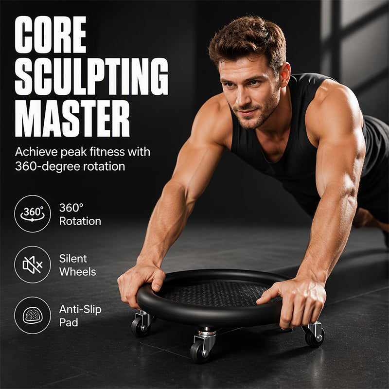 💪Abdominal Roller Wheel Disc with Knee Mat