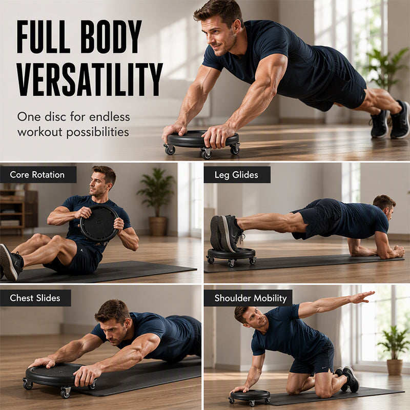💪Abdominal Roller Wheel Disc with Knee Mat
