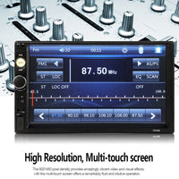 7 Inch 2 DIN Car MP5 Player Touchscreen Bluetooth Stereo Receiver