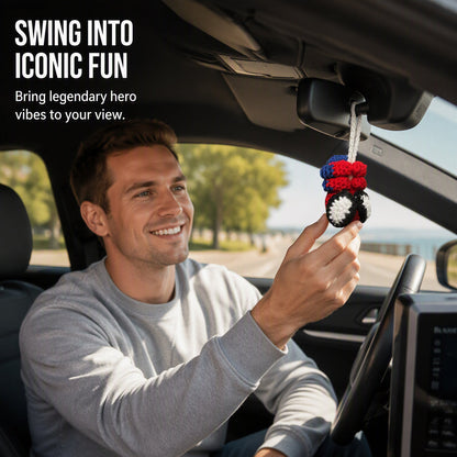 🔥Hot Sale⏰Crochet Spider Car Hanger Ornament🕷️🕸️