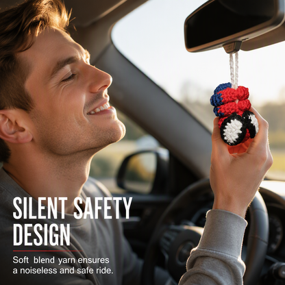 🔥Hot Sale⏰Crochet Spider Car Hanger Ornament🕷️🕸️