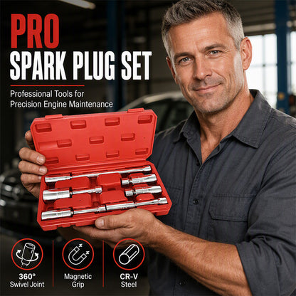 📢📢50% OFF !! ⏰Magnetic Spark Plug Socket Set