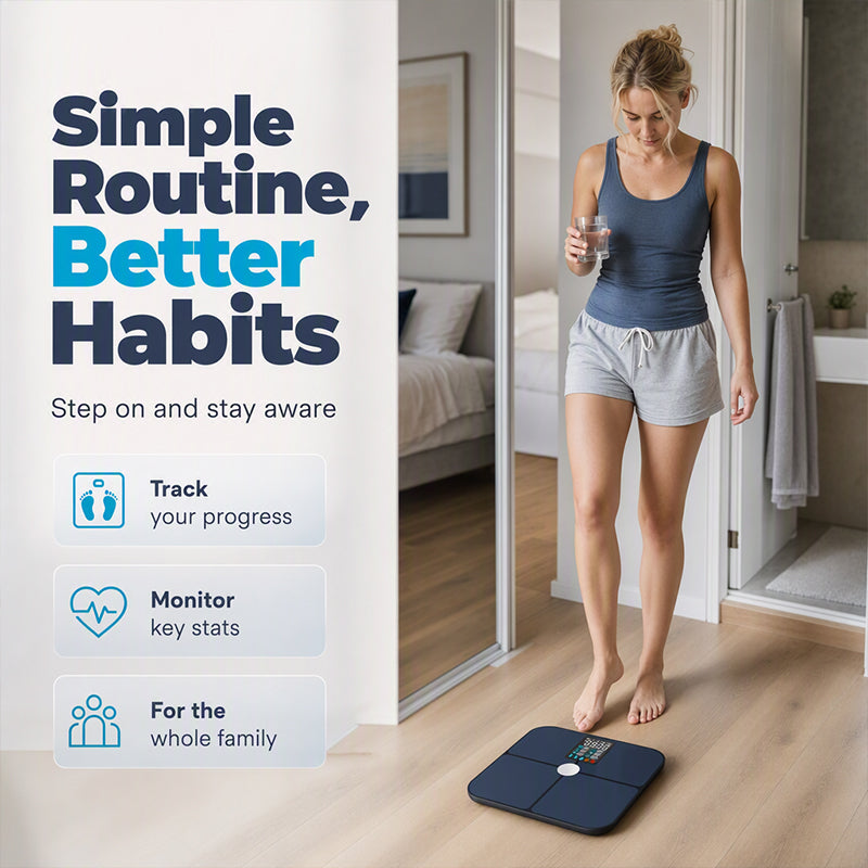 ⚖️ LIMITED TIME 50% OFF! 💪 Precision Body Fat Scale – Smart Composition Analyzer with VA Screen, Heart Rate Tracking & High-Precision Readings ✨