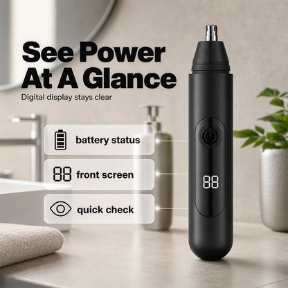 ⏳Limited-time 50% off⏰Rechargeable Nose Hair Trimmer with LED Display👃👂
