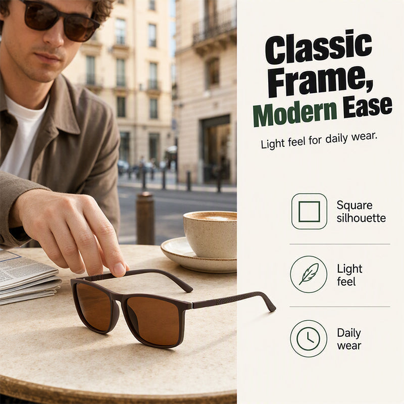 Unisex Stylish Vintage Polarized Sunglasses