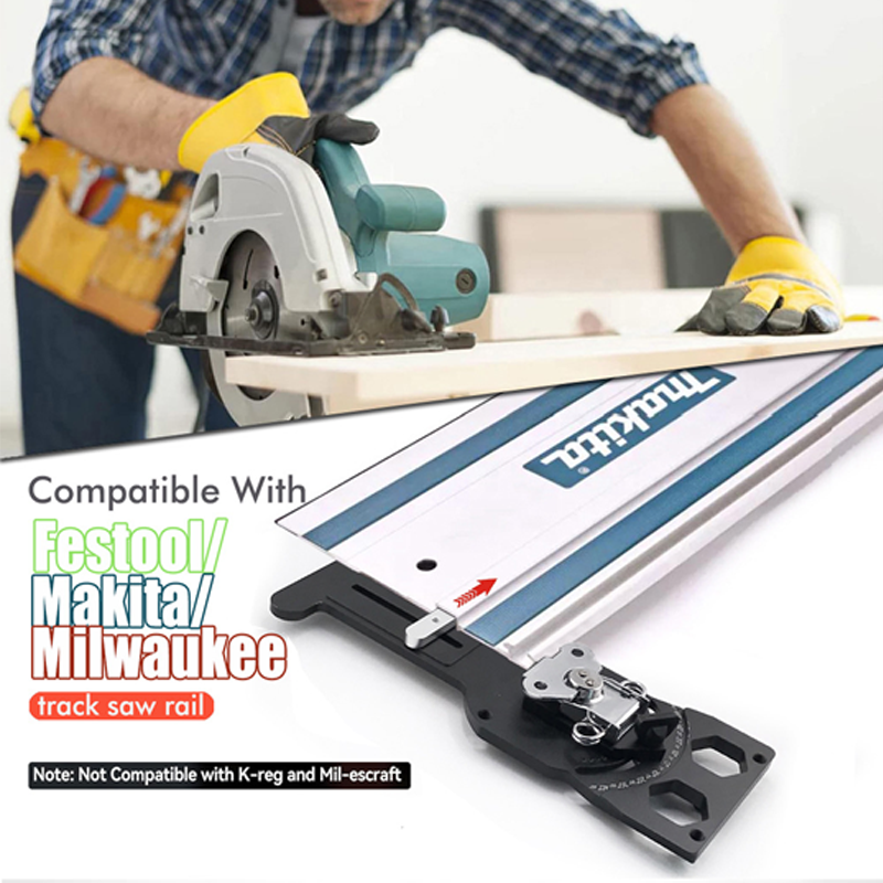 🔧🔧 That wobbly circular saw cut that ruined your plywood? This track guide fixes that — straight cuts, angled cuts, zero wandering. 😎