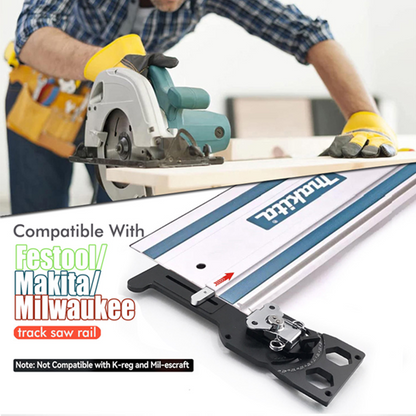🔧🔧 That wobbly circular saw cut that ruined your plywood? This track guide fixes that — straight cuts, angled cuts, zero wandering. 😎