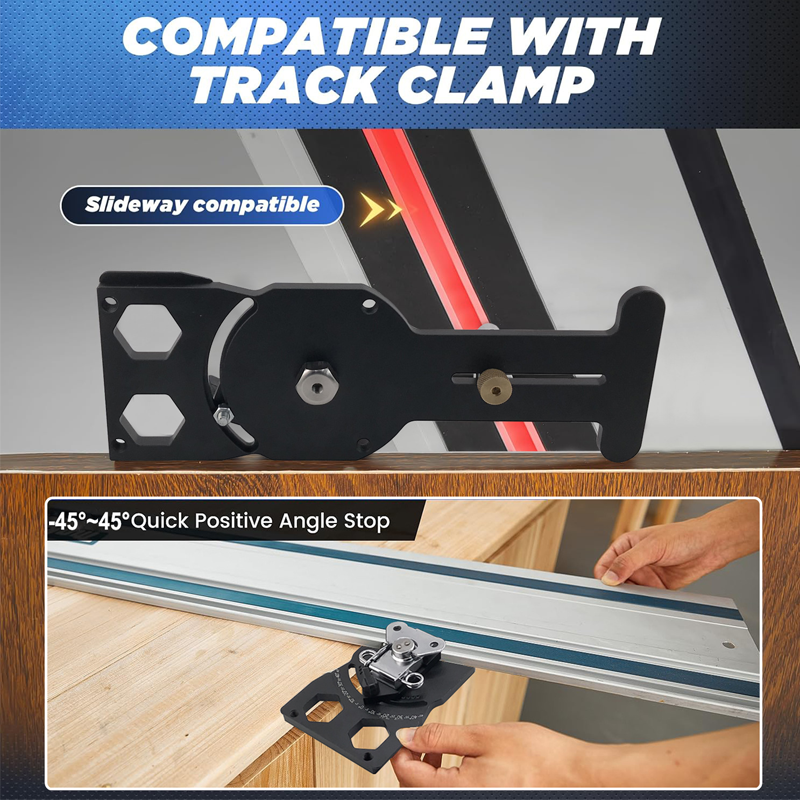 🔧🔧 That wobbly circular saw cut that ruined your plywood? This track guide fixes that — straight cuts, angled cuts, zero wandering. 😎