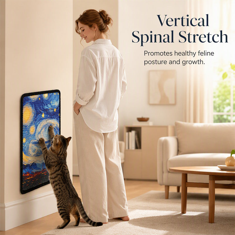 📢📢50% OFF !! ⏰  2026 Sale — Over 20200 Sold!💞 Wall Mounted Artistic Sisal Cat Scratcher‑Decorative 🐱