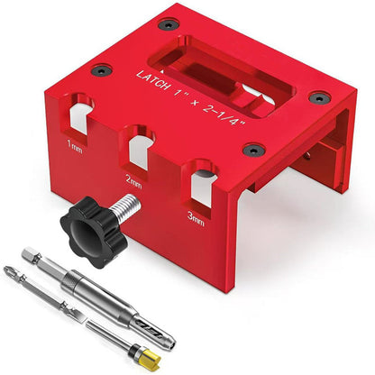 Door Latch Mortising Tool Kit for Wood Doors