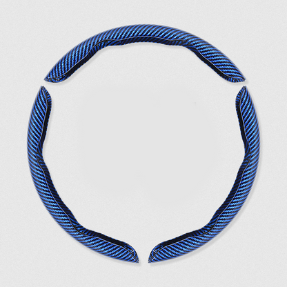 Segmented Carbon Fiber Steering Wheel Cover
