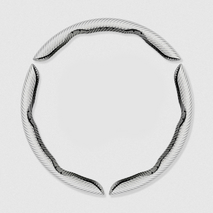 Segmented Carbon Fiber Steering Wheel Cover