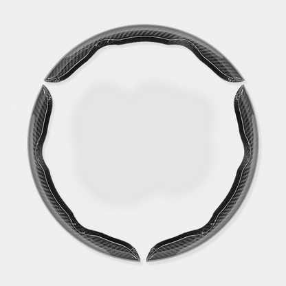 Segmented Carbon Fiber Steering Wheel Cover