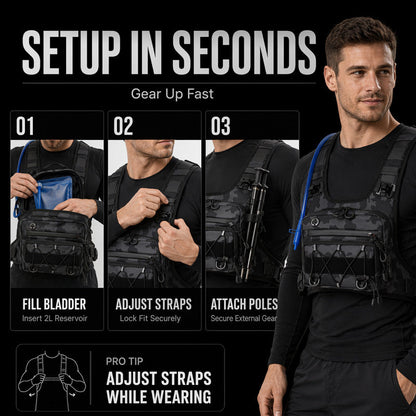 ⚡ Hot Savings 🔥Chest Bag Hydration Ready Cycling Vest Pack for Men