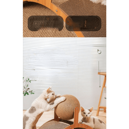🎉 2026 Sale — Over 16,000 Sold! 🐱 Sisal Cat Scratcher Ball with Cardboard Pad – Scratch & Play in One – Save Your Furniture! ✨