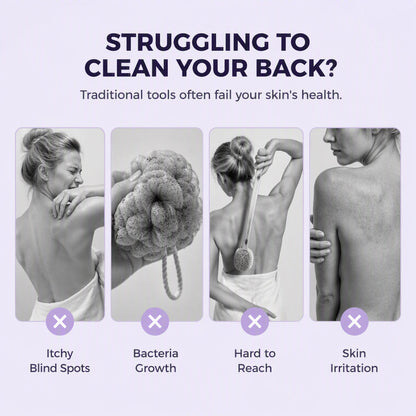 🎉 2026 Sale — Over 19,000 Sold! 🧼 Long & Flexible, Reach Every Spot – No More Uncleanable Back Areas! 🚿