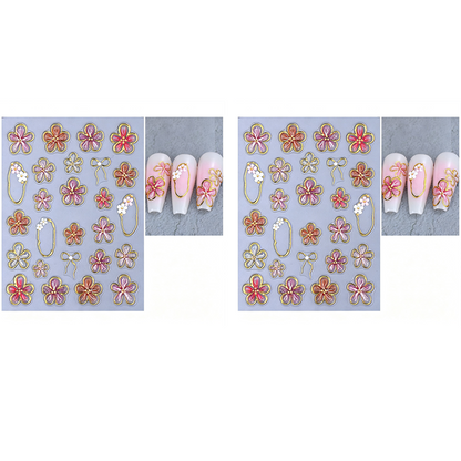 🔥Buy 1 Get 1 Free💅5D Floral Nail Stickers