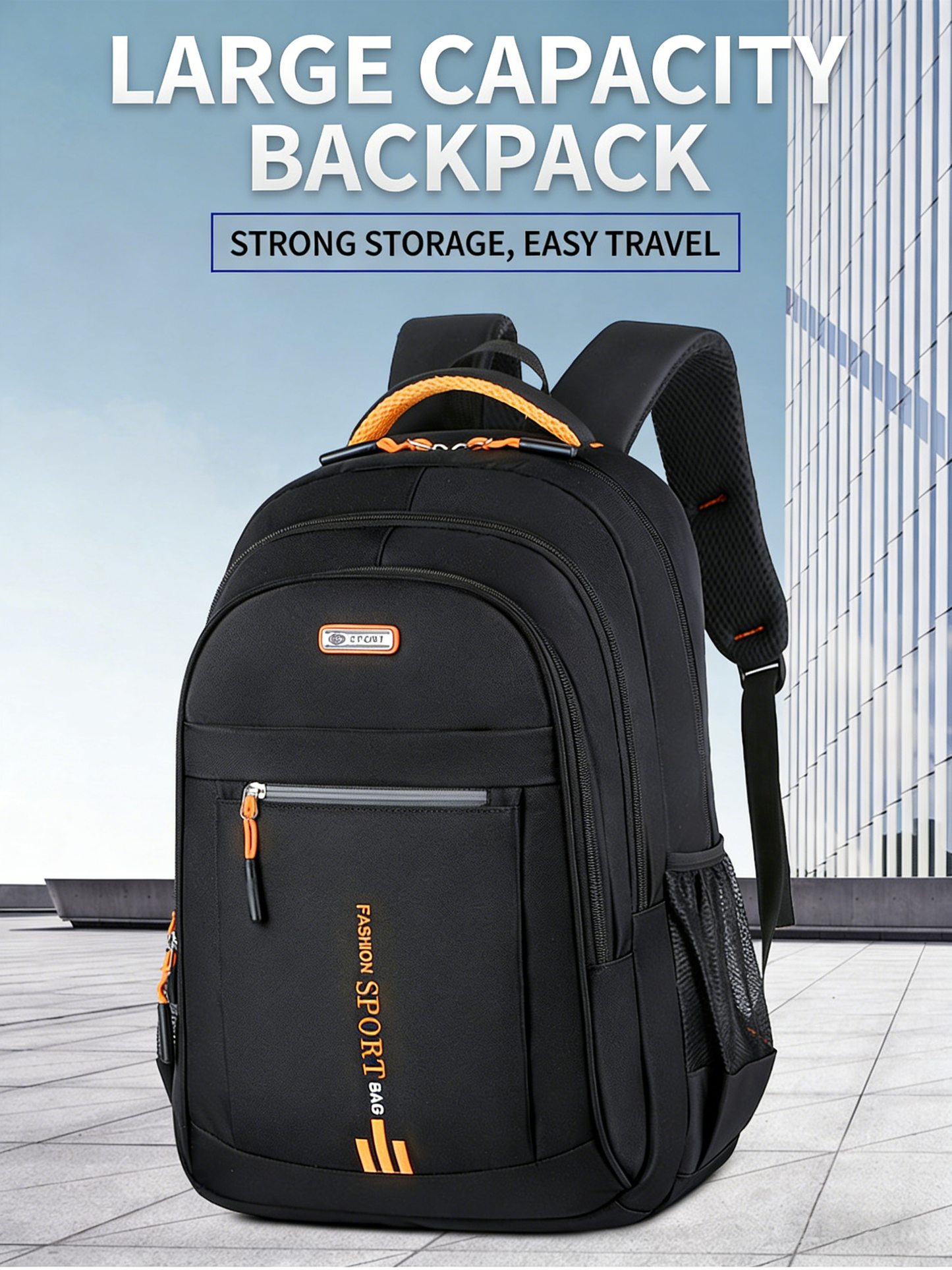 🎅 LAST DAY 50% OFF! ⚡ 50,000+ SOLD! ❄️ Large Business Backpack with Laptop Compartment – Padded, Durable & Comfortable for Work & Travel 🎒