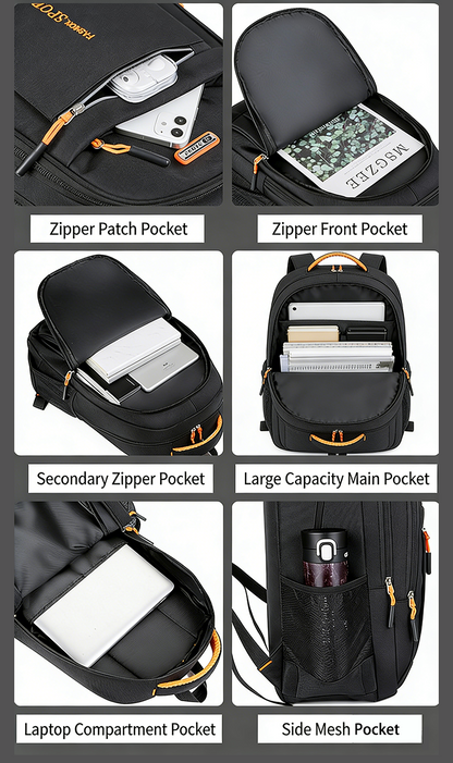 🎅 LAST DAY 50% OFF! ⚡ 50,000+ SOLD! ❄️ Large Business Backpack with Laptop Compartment – Padded, Durable & Comfortable for Work & Travel 🎒
