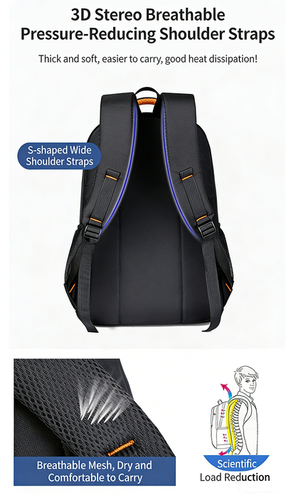 🎅 LAST DAY 50% OFF! ⚡ 50,000+ SOLD! ❄️ Large Business Backpack with Laptop Compartment – Padded, Durable & Comfortable for Work & Travel 🎒