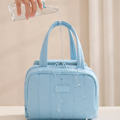 Quilted Insulated Water Resistant Lunch Bag