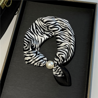 No-Tie Magnetic Pearl Clasp Soft Scarf💟Everyday Versatile Pieces