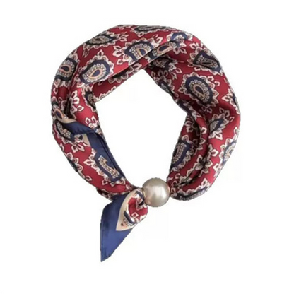 No-Tie Magnetic Pearl Clasp Soft Scarf💟Everyday Versatile Pieces