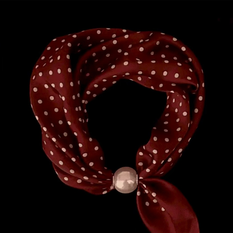 No-Tie Magnetic Pearl Clasp Soft Scarf💟Everyday Versatile Pieces