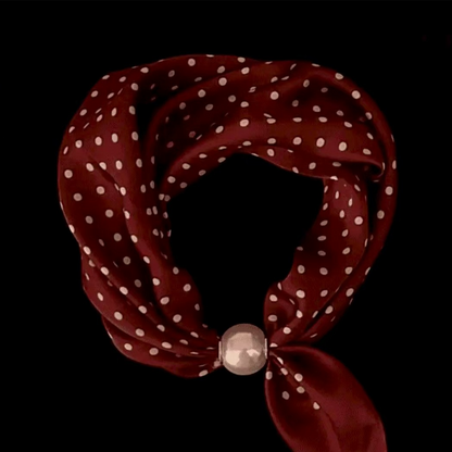 No-Tie Magnetic Pearl Clasp Soft Scarf💟Everyday Versatile Pieces