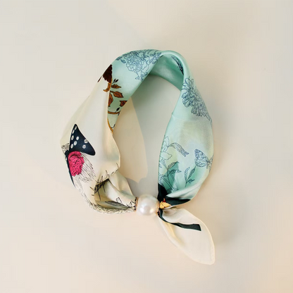 No-Tie Magnetic Pearl Clasp Soft Scarf💟Everyday Versatile Pieces