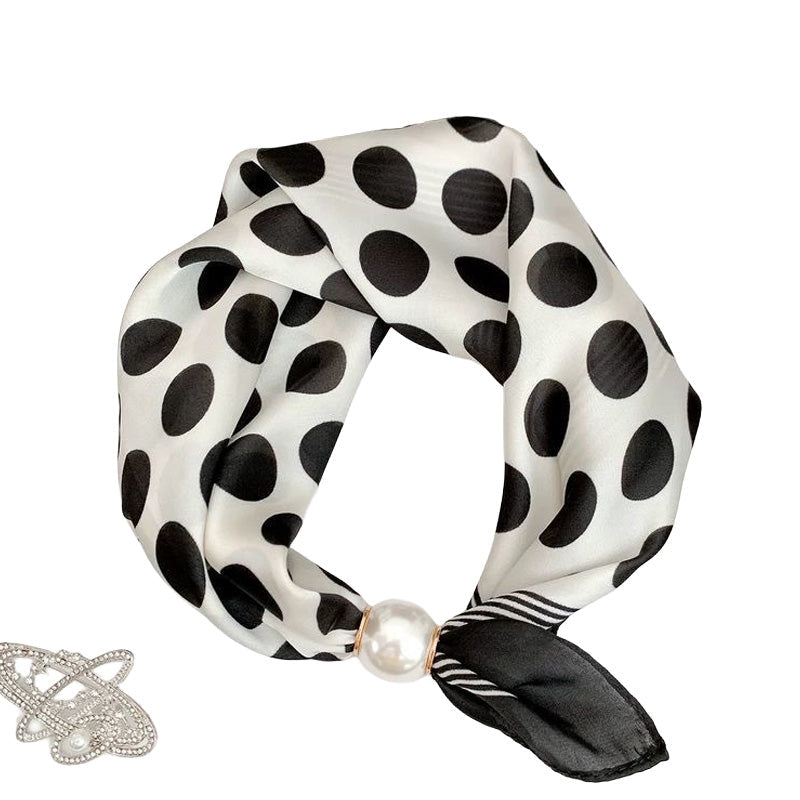 No-Tie Magnetic Pearl Clasp Soft Scarf💟Everyday Versatile Pieces