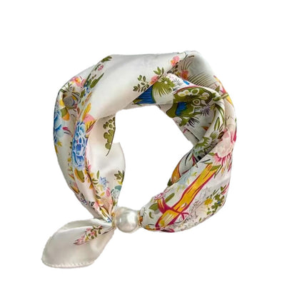 No-Tie Magnetic Pearl Clasp Soft Scarf💟Everyday Versatile Pieces