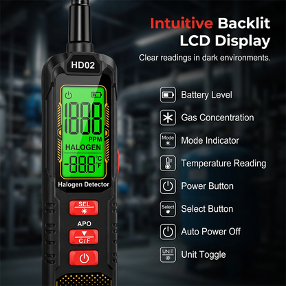 Rechargeable Refrigerant Leak Detector