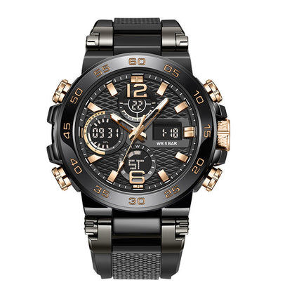 Men's Multifunctional Watch with Dual Display