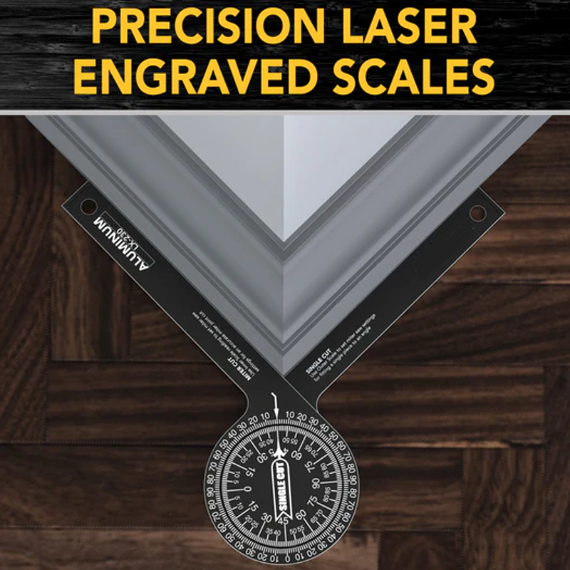 7-Inch Plastic or Aluminum Miter Saw Protractor