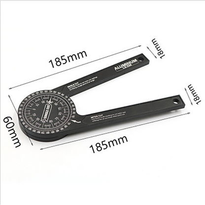 7-Inch Plastic or Aluminum Miter Saw Protractor