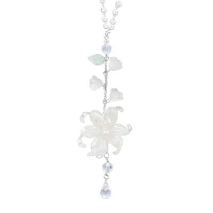 📢📢50% OFF !!⏰ Elegant Crystal Floral Car Charm
