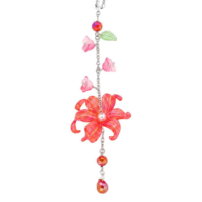 📢📢50% OFF !!⏰ Elegant Crystal Floral Car Charm