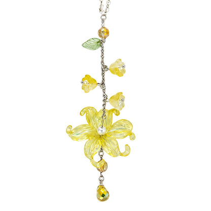 📢📢50% OFF !!⏰ Elegant Crystal Floral Car Charm